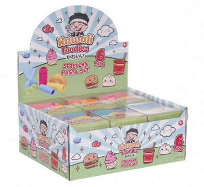 Kawaii Stretchy Pasta Set 6 Pack Sensory Toy