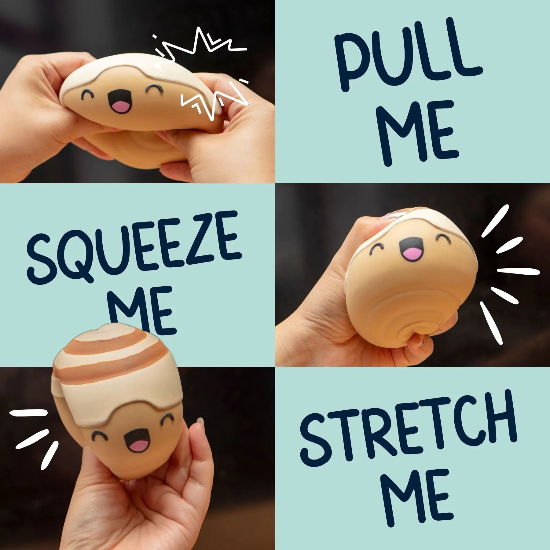 Nice Buns Stress Toy Sensory Fidget