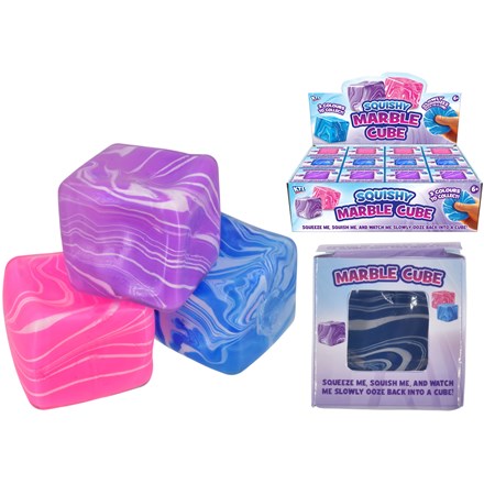 KTL Squishy Marble Cube Fidget Sensory Toy