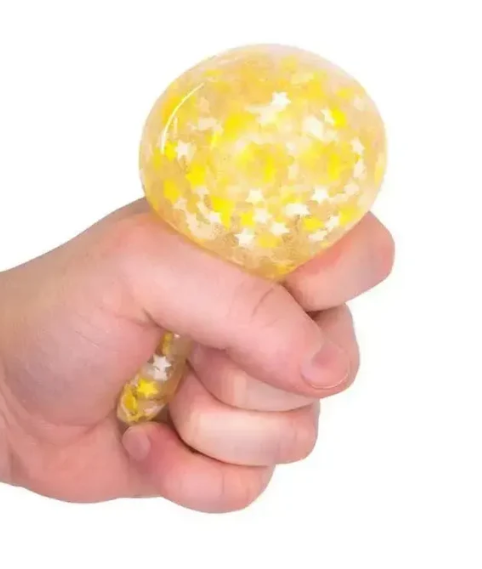 Scrunchems Glow in the Dark Moon & Stars Squish Ball - SDPrimeToys