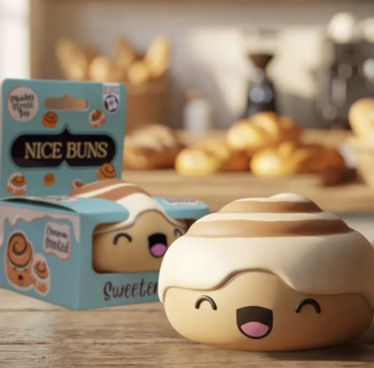 Nice Buns Cinnamon Bun Squishy