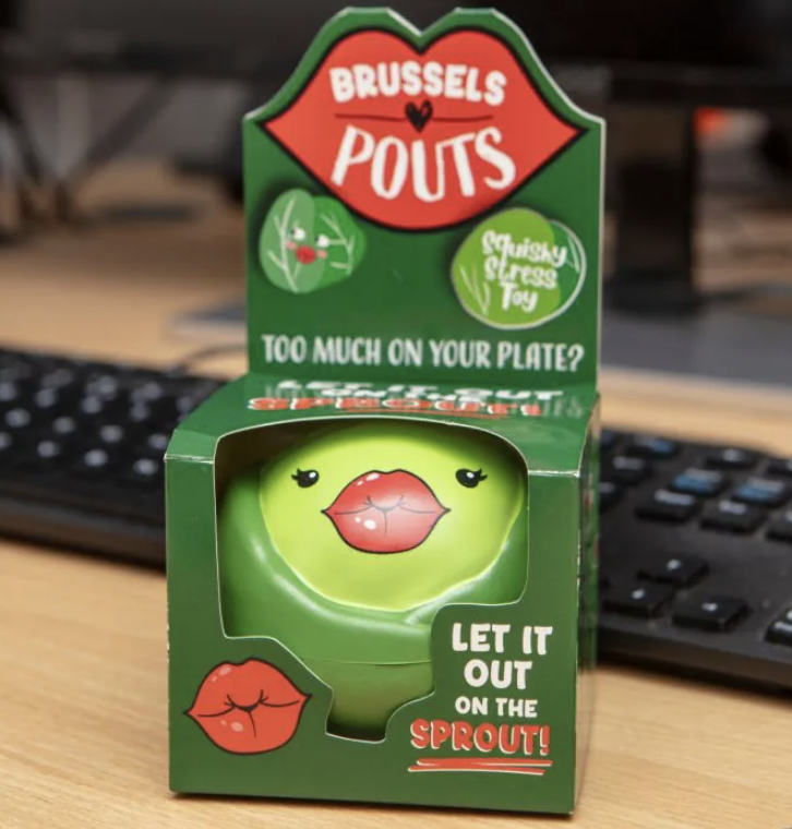 Brussel Pouts Squishy Stress Ball