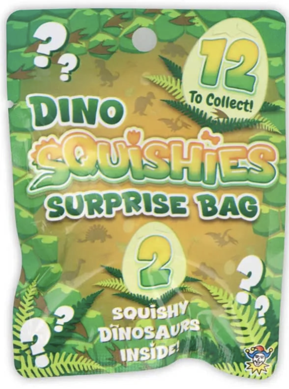 Squishy Dinosaur Surprise Bag