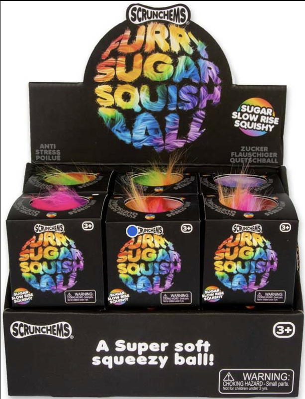 Scrunchems Rainbow Furry Sugar Squish Ball