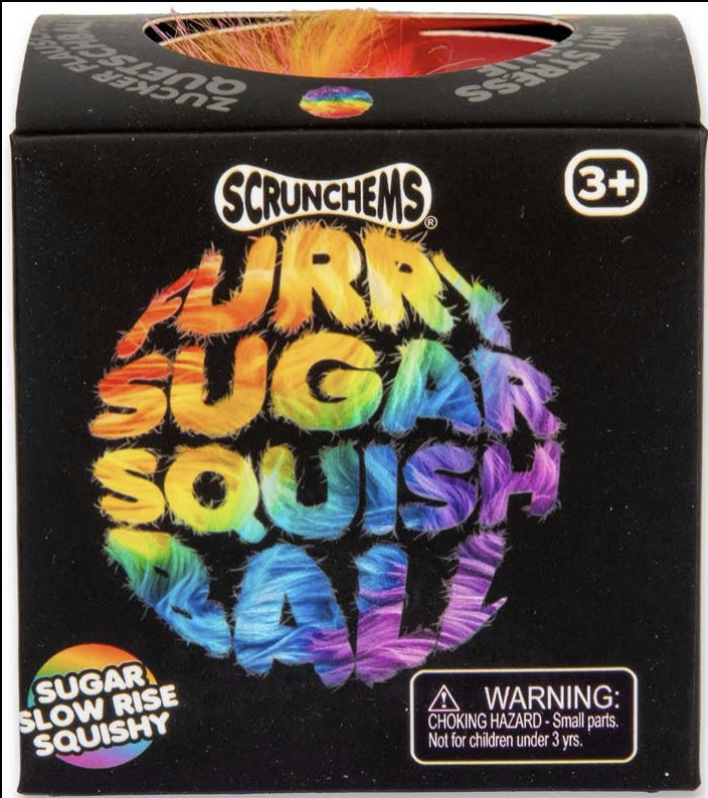 Scrunchems Rainbow Furry Sugar Squish Ball