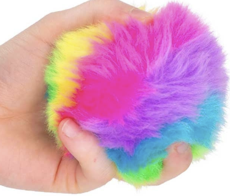 Scrunchems Rainbow Furry Sugar Squish Ball