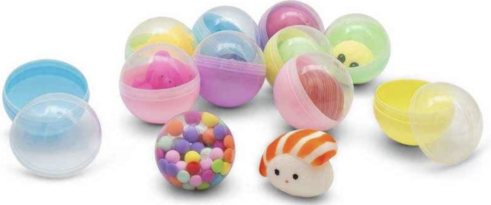 Scrunchems Vending Machine Toy Set with 10 Surprise Collectible Pieces