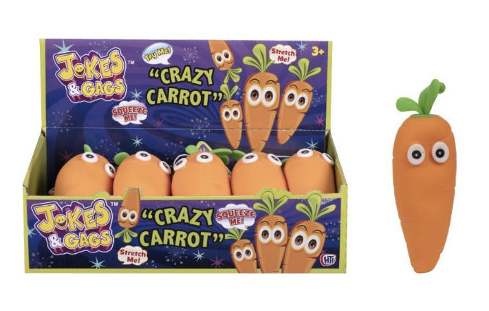 Crazy Carrot Squeezy Sand Toy