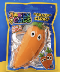 Crazy Carrot Squeezy Sand Toy
