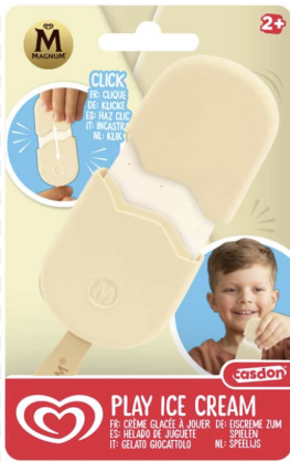 Magnum White Ice Cream Toy