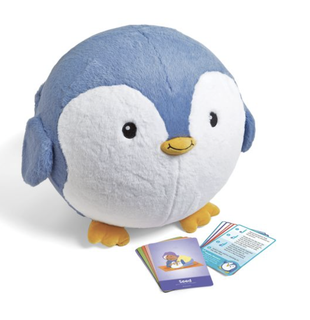 Yoga Ball Buddy with Bubbleplush Penguin