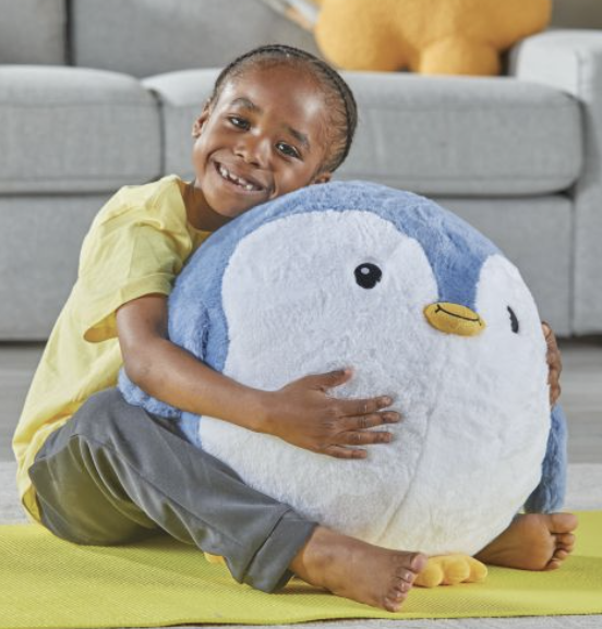 Yoga Ball Buddy with Bubbleplush Penguin
