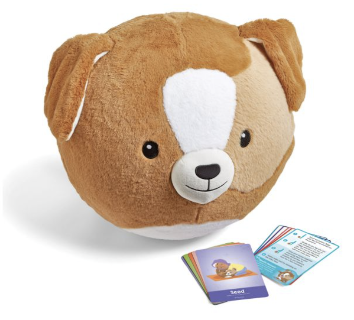 Yoga Ball Buddy with Bubbleplush Puppy