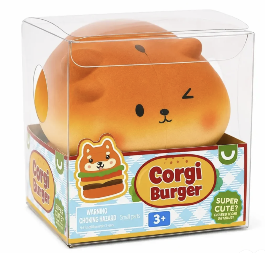 Corgi Burger Squishy