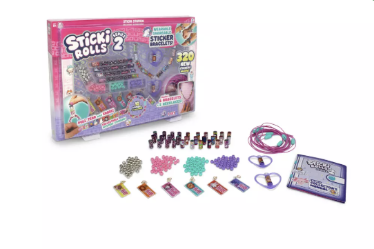 Sticki Rolls Sky Castle Sticki Station S2, Wearable Shareable Stickers