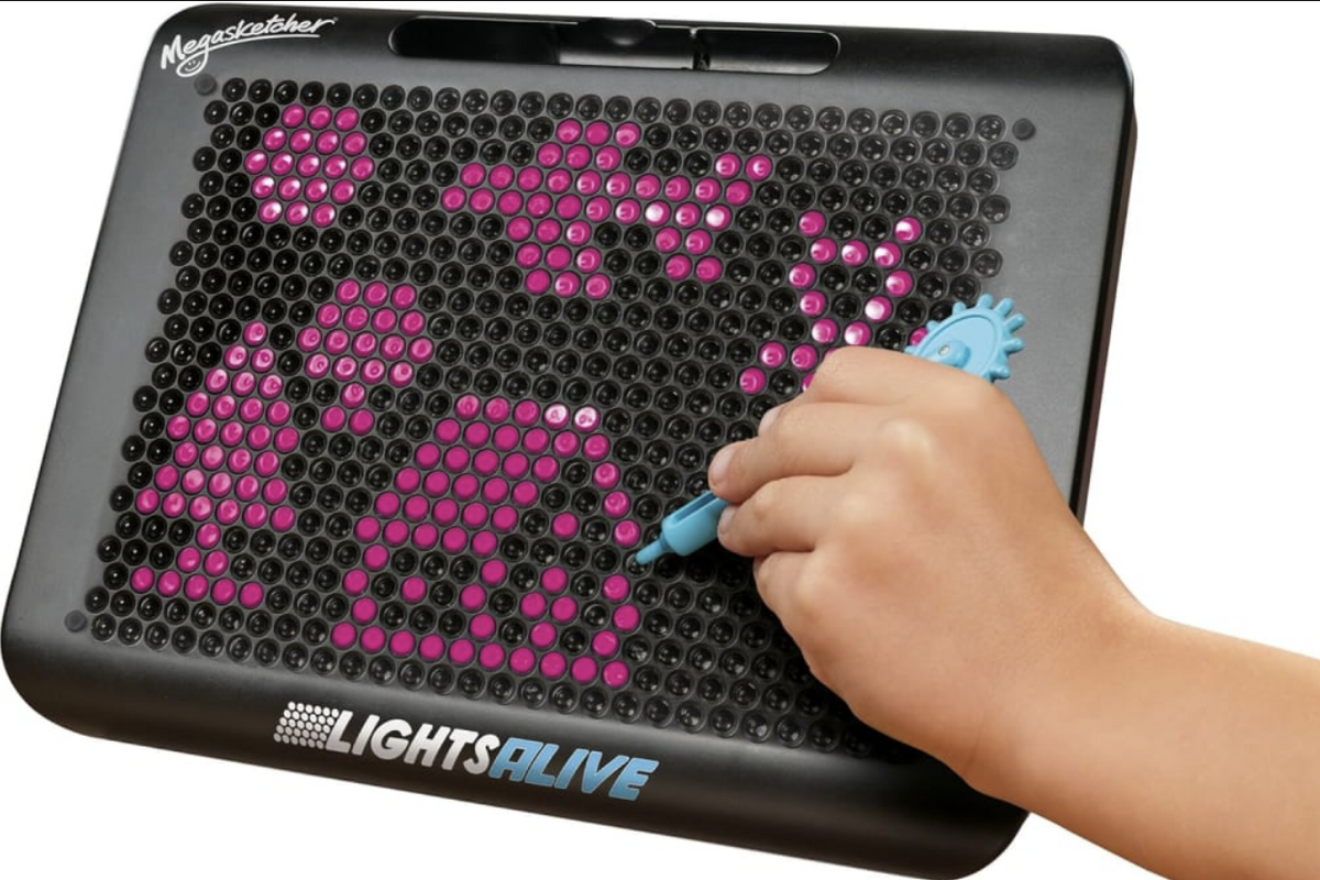 Megasketcher TOMY Lights Alive | Light Up Drawing Pad for Kids