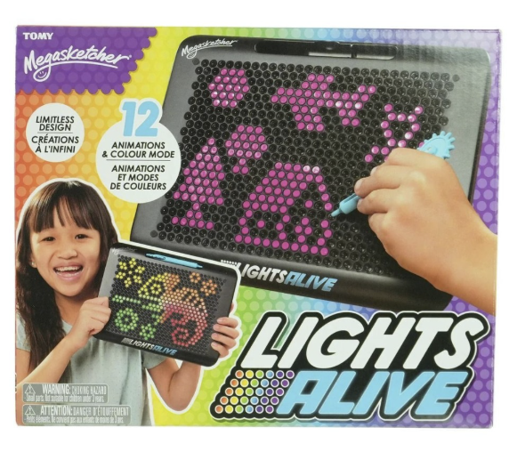Megasketcher TOMY Lights Alive | Light Up Drawing Pad for Kids