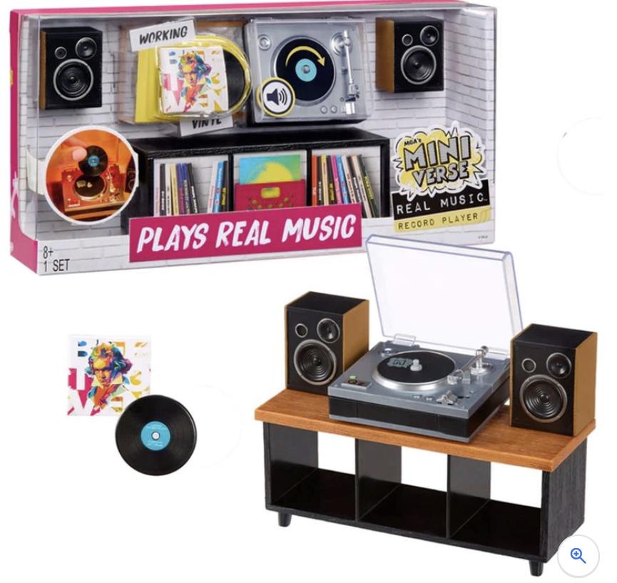 MGA s Miniverse Real Music Record Player Mini