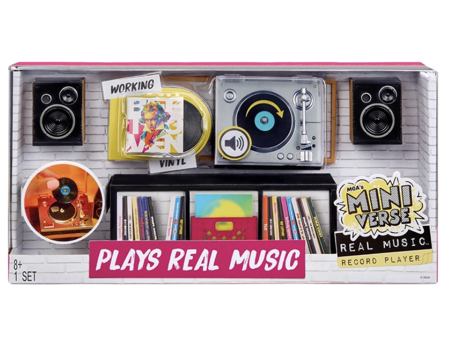 MGA s Miniverse Real Music Record Player Mini