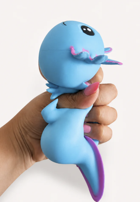 Wibbly Wobbly Axolotl Soft Squishy Toy