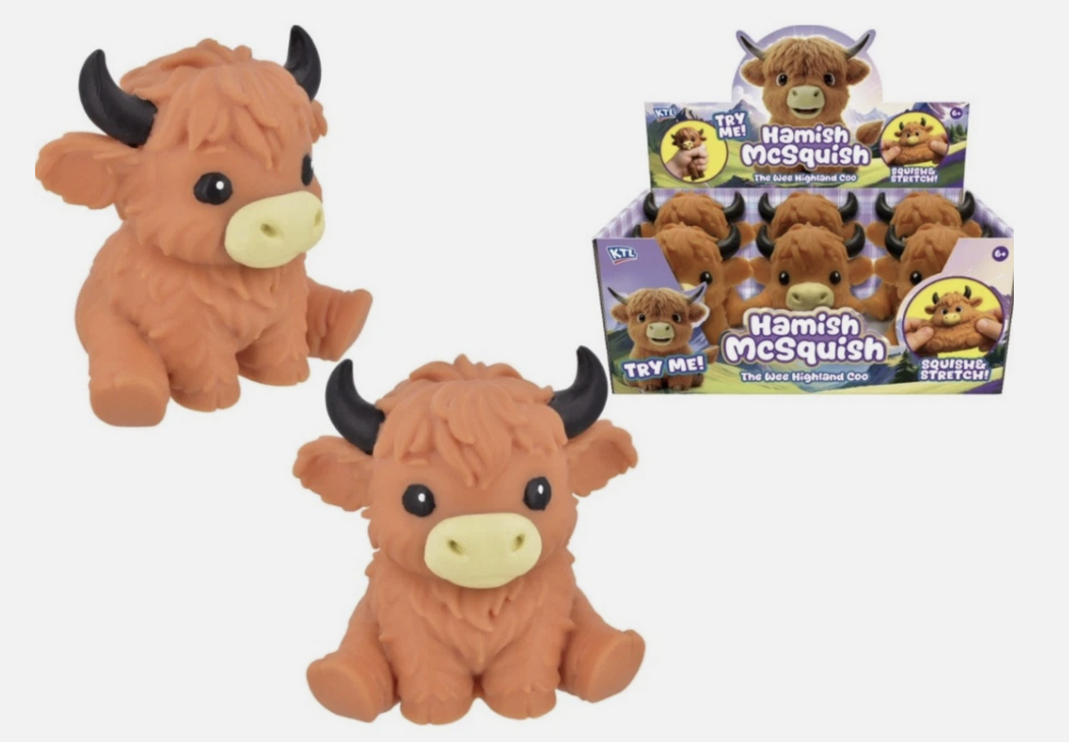 15cm Large Squishy Highland Cow