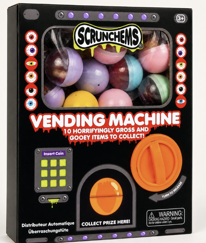 Scrunchems Gross Vending Machine