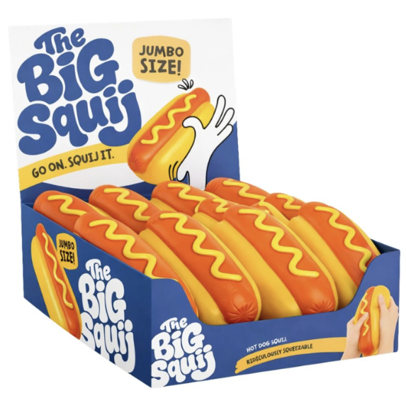 The Big Squij Jumbo Squishy Hot Dog