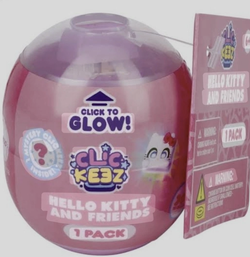 HelloKitty ClicKeez 1 pack Light Up