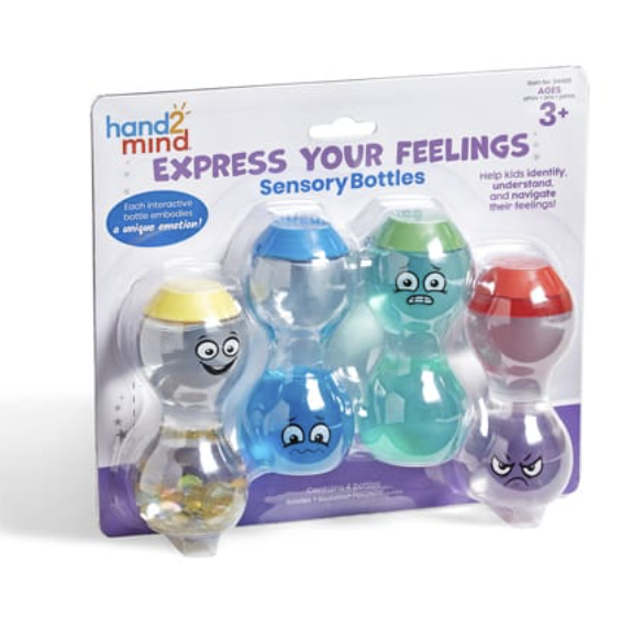 Hand2Mind Express Your Feelings Sensory Bottles