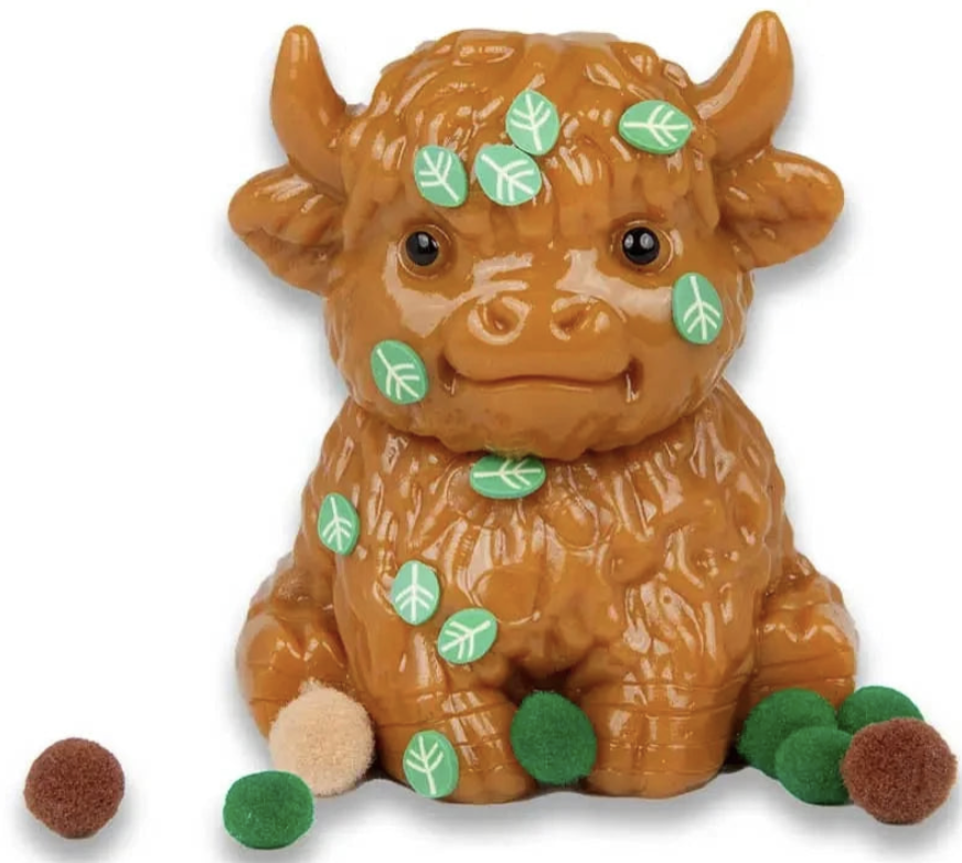 Scrunchems Sticky Squishy Highland Cow