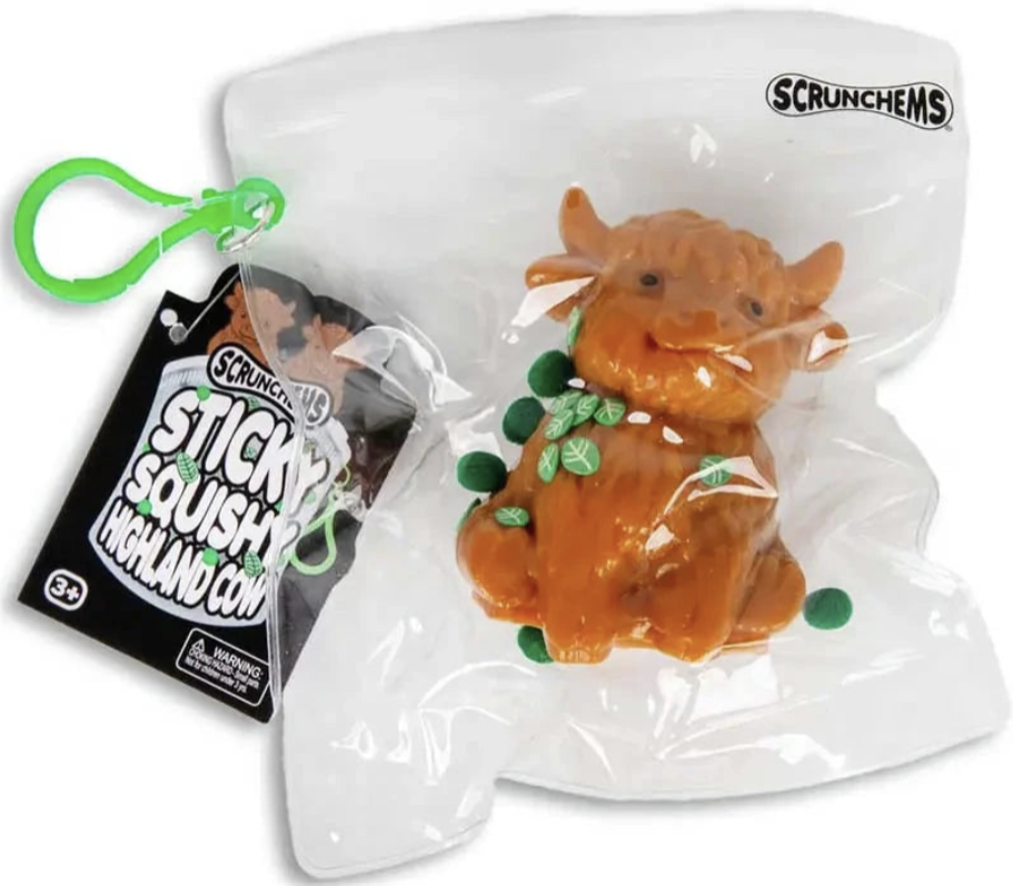 Scrunchems Sticky Squishy Highland Cow