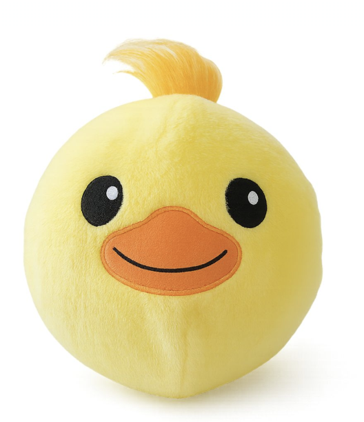 Pumpin Plushies Duck – Inflatable Soft Plush Toy Ball with Air Pump