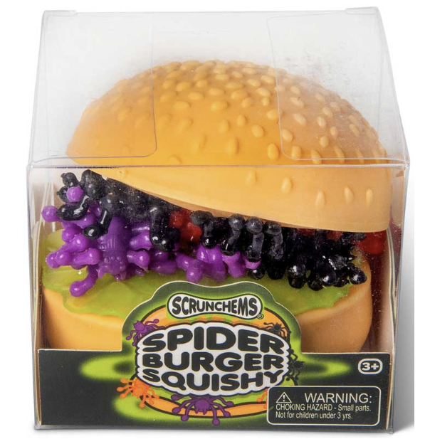 Scrunchems Spooky Spider Burger Squishy