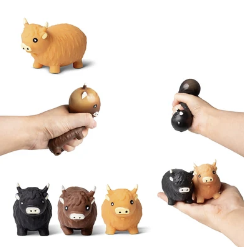 Cute Highland Cow Squishy Toy