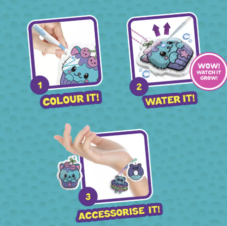 So Chic! Spongeez Foodie Squishy Sponge Accessory Set