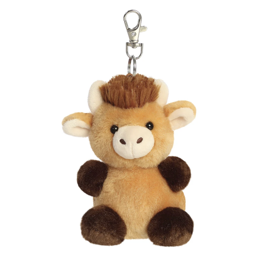 Palm Pals Hubert Highland Cow | Clip-On