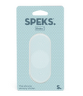 Speks Slabs Silicone Sensory Stickers | Static Teal