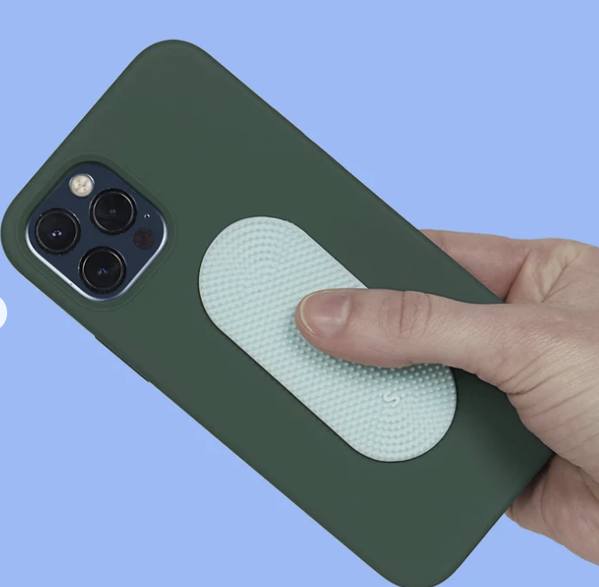 Speks Slabs Silicone Sensory Stickers | Static Teal