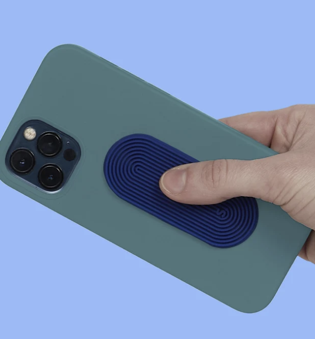 Speks Slabs Silicone Sensory Stickers | Groove Blue