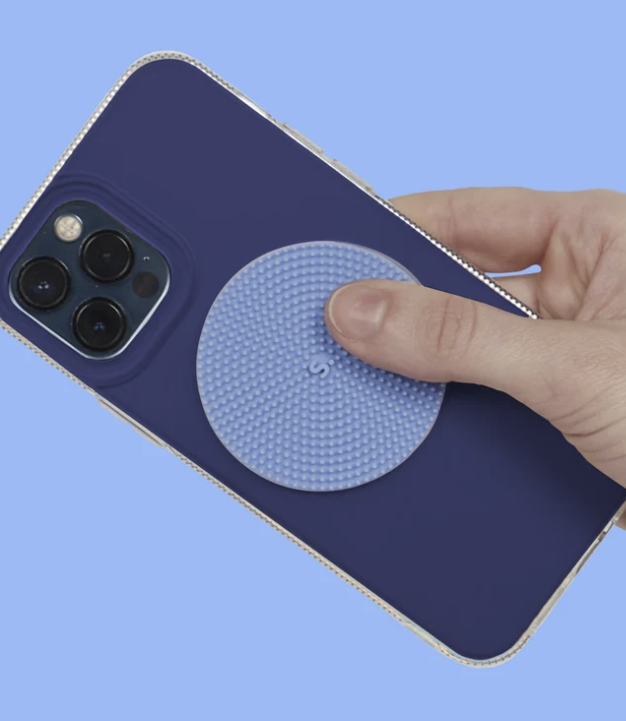 Speks Slabs Silicone Sensory Stickers | Static Blue