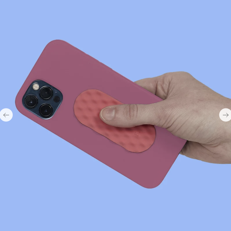 Speks Slabs Silicone Sensory Stickers | Mesh Pink