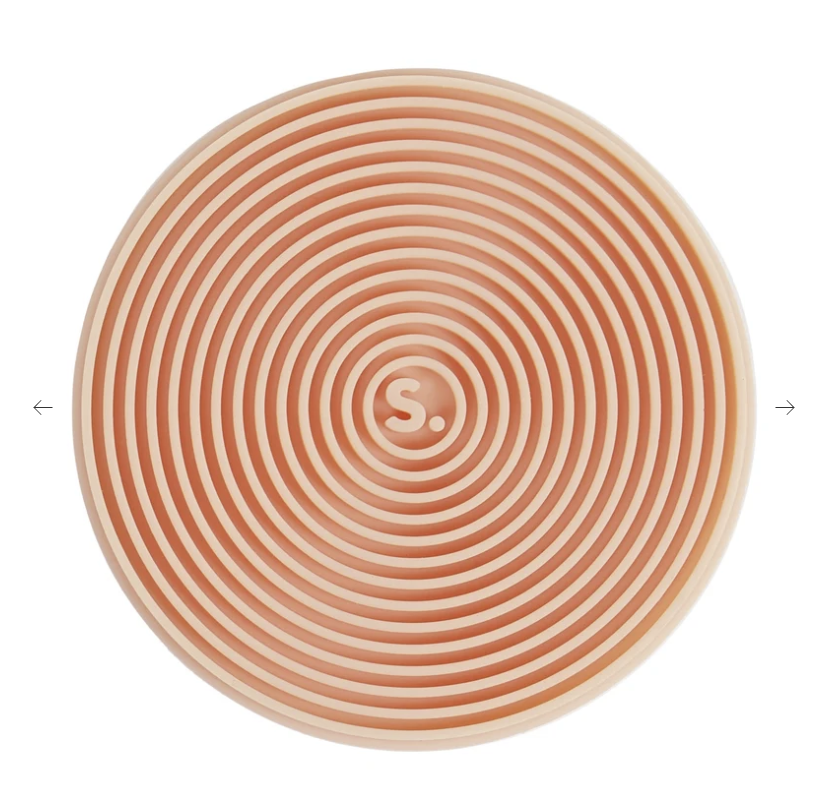 Speks Slabs Silicone Sensory Stickers | Groove Orange