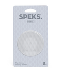 Speks Slabs Silicone Sensory Stickers | Mesh Grey