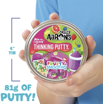 Crazy Aaron's Thinking Putty | Fruity Smoothy Mix Your Own Putty