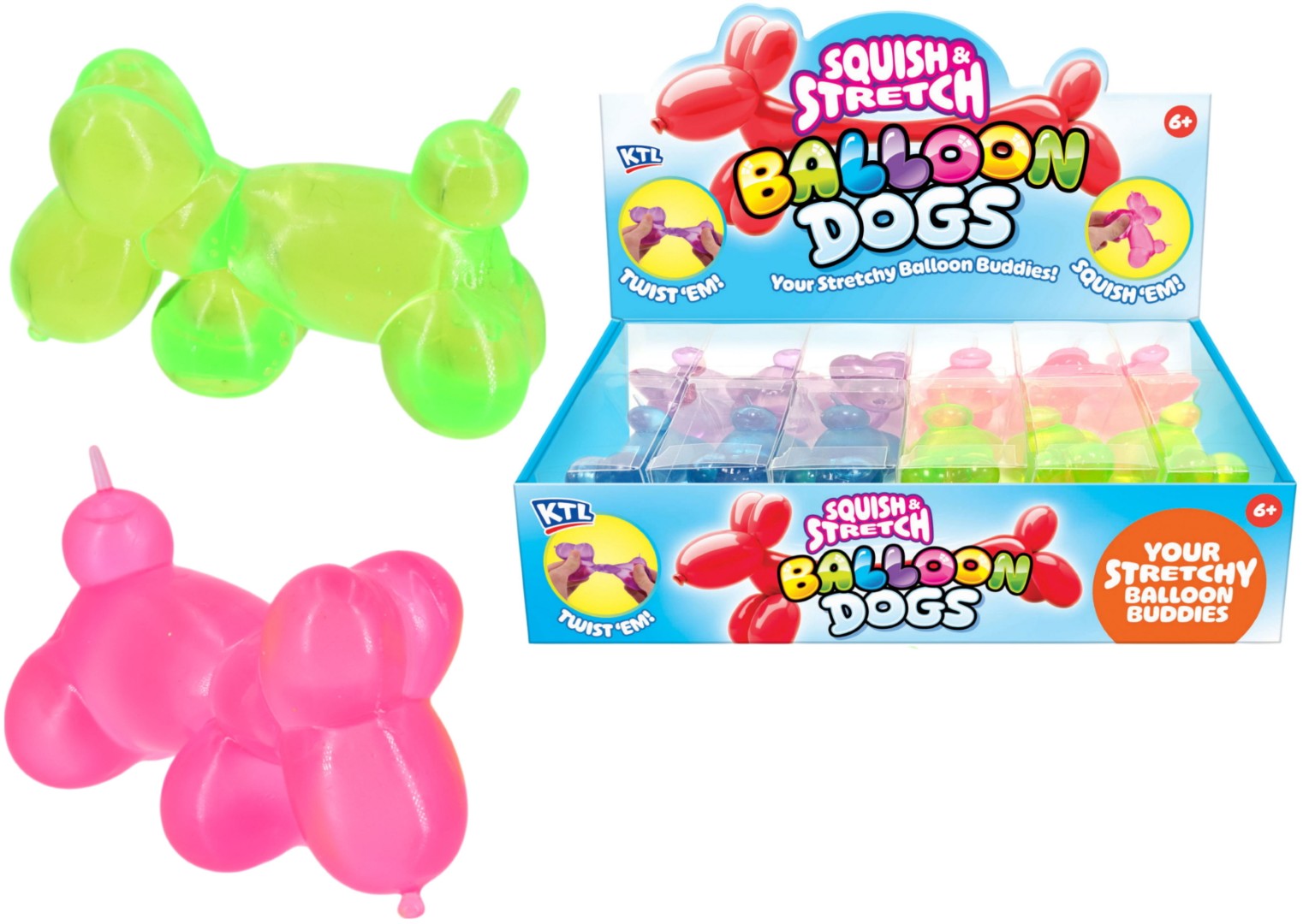Squidgy Balloon Dog Squishy Sensory Toy