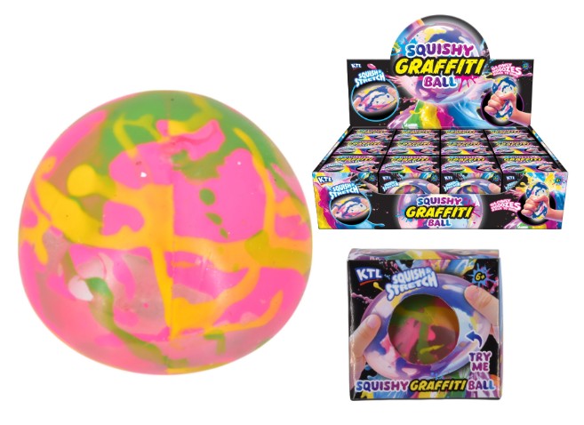 Squishy Graffiti Ball Sensory Stress Toy