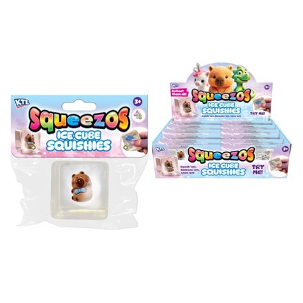 Squishy Ice Cube with Creatures Sensory Toy Assorted