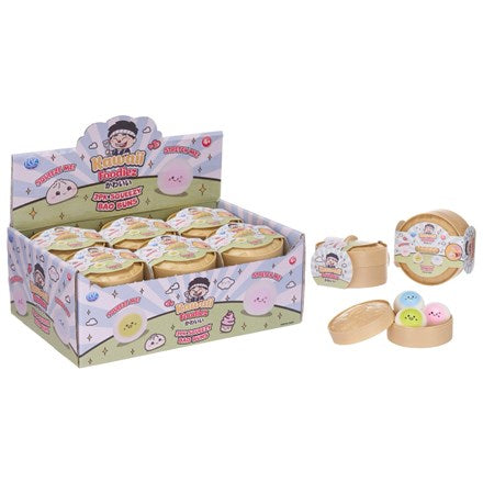 Kawaii Foodiez - Squeezy Bao Buns Dumpling 4.5cm 3 Pack