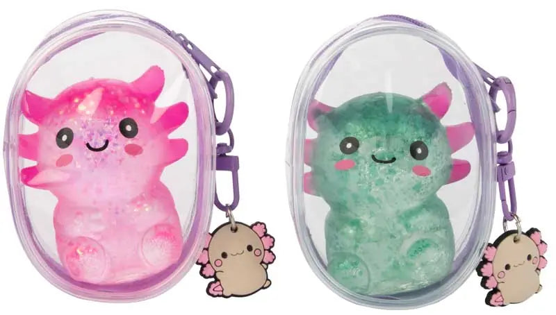 Cutiekins Axolotl Backpack Buddies Assorted Clip-On Collectible Toy