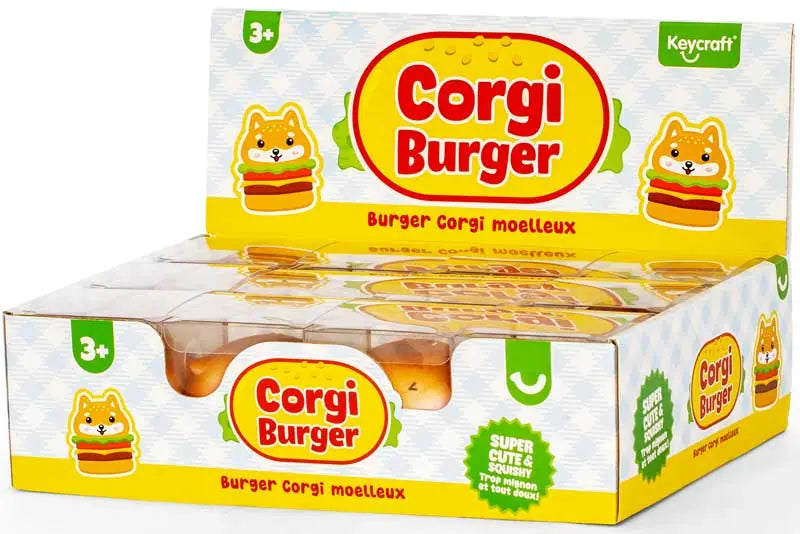 Corgi Burger Squishy Kawaii Toy